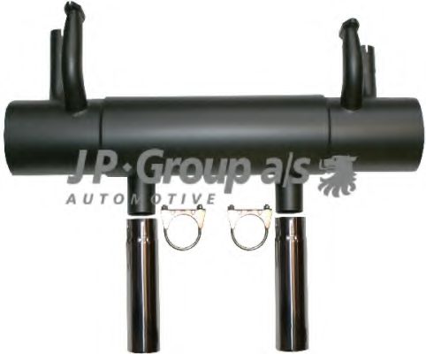 1620603200 JP+GROUP Exhaust System End Silencer