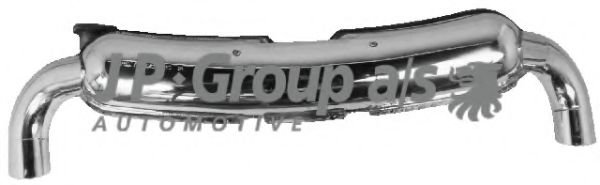 1620604400 JP+GROUP Система выпуска ОГ Глушитель выхлопных газов конечный