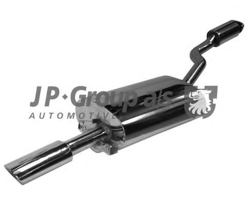 1620608600 JP+GROUP Exhaust System End Silencer