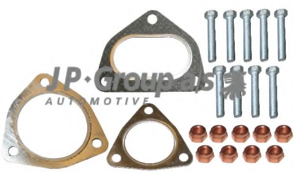 1621700310 JP+GROUP Exhaust System Mounting Kit, silencer