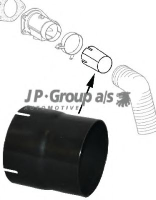 1623250200 JP+GROUP Pipe Connector, exhaust system