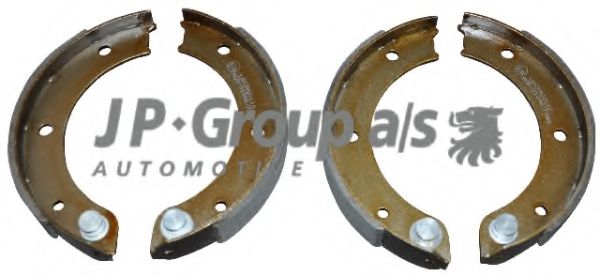 1663900110 JP+GROUP Brake System Brake Shoe Set, parking brake