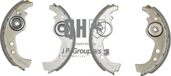 3363900719 JP+GROUP Brake System Brake Shoe Set