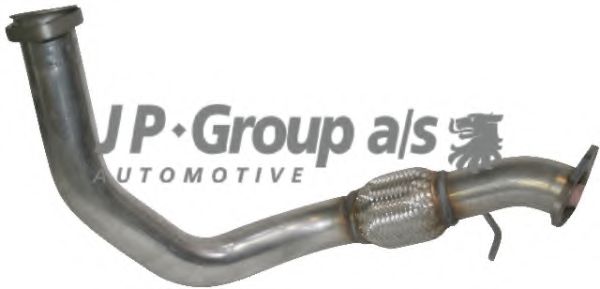 3720200100 JP+GROUP Exhaust Pipe