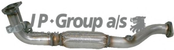 3920200200 JP+GROUP Exhaust Pipe