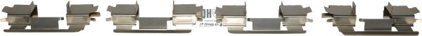 4863603619 JP+GROUP Brake System Accessory Kit, disc brake pads