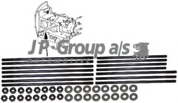 8110150216 JP+GROUP Cylinder Head Bolt Kit, cylinder head
