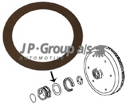 8110451700 JP+GROUP Thrust Washer, crankshaft