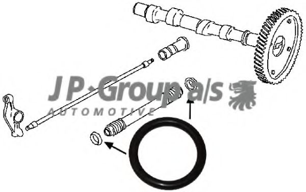 8111001506 JP+GROUP O-Ring, push rod tube