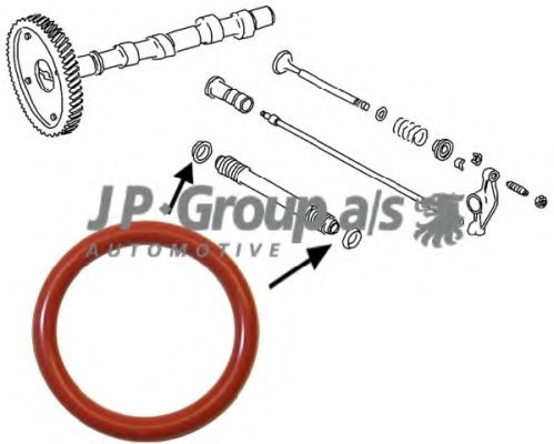 8111001603 JP GROUP O-Ring, push rod tube