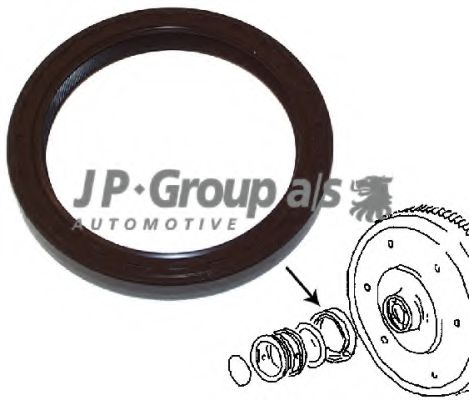 8119500100 JP+GROUP Shaft Seal, crankshaft