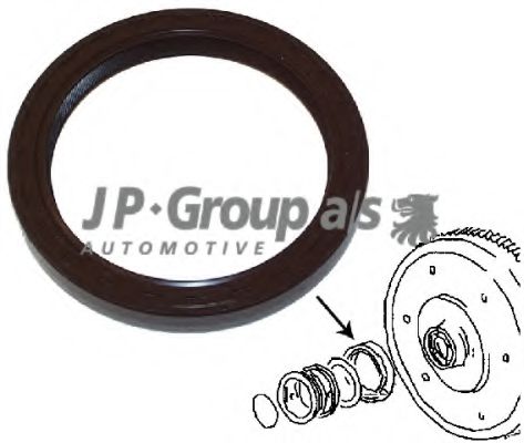 8119500102 JP+GROUP Shaft Seal, crankshaft