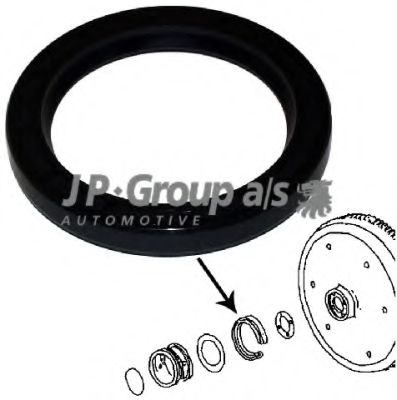8119500203 JP+GROUP Shaft Seal, crankshaft