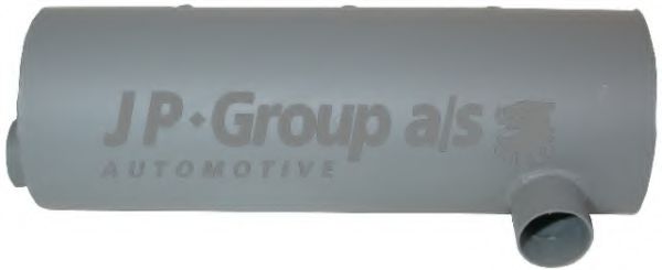 8120600100 JP+GROUP Exhaust System End Silencer