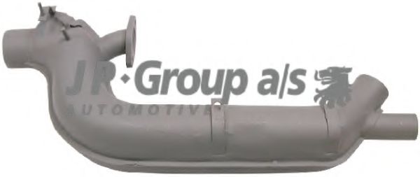 8123100480 JP+GROUP Exhaust System Middle Silencer