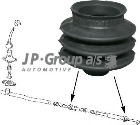 8132300200 JP+GROUP Manual Transmission Gear Lever Gaiter