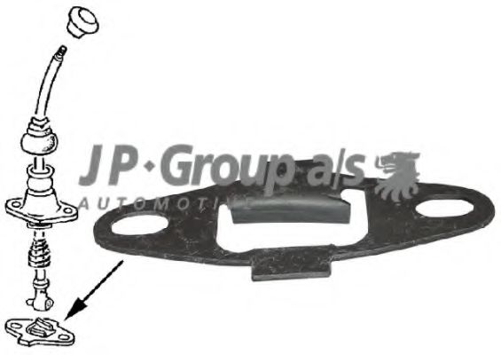 8133000302 JP+GROUP Ступенчатая коробка передач кронштейн подшипника, тяга переключения