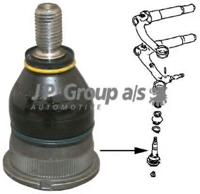 8140300400 JP+GROUP Wheel Suspension Ball Joint