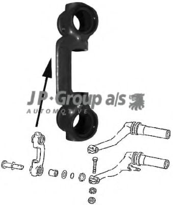 8152250170 JP+GROUP Wheel Suspension Torsion Bar Linkage