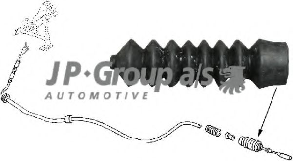 8170550300 JP+GROUP Cable, heater flap
