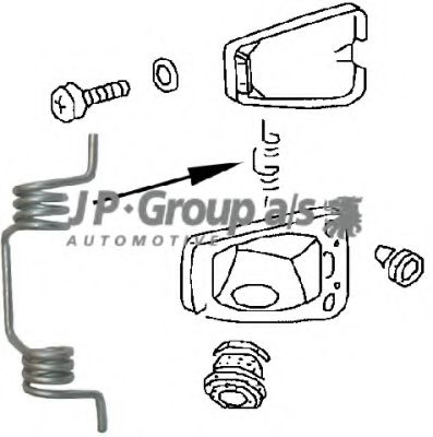 8181150100 JP+GROUP Fuel Supply System Cap, fuel tank