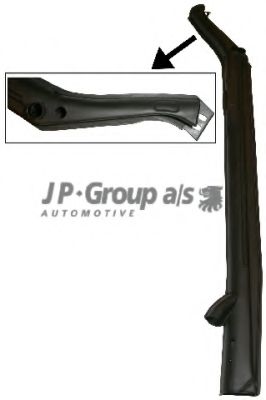 8181801080 JP+GROUP Body Warm Air Duct