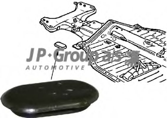 8183150100 JP+GROUP Cover, chassis head