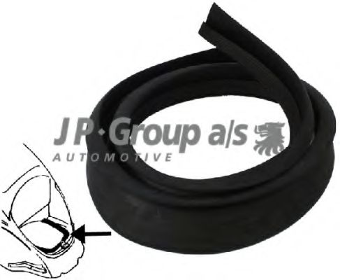 8185800406 JP+GROUP Seal, boot-/cargo area lid