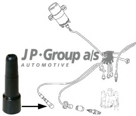8191900106 JP+GROUP Plug, spark plug