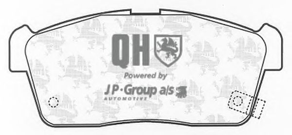 5263600519 JP+GROUP Brake Pad Set, disc brake