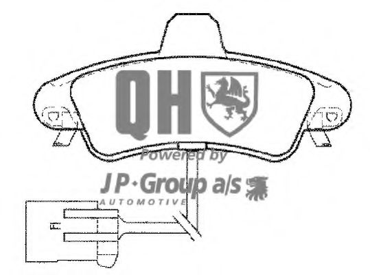 1563700319 JP+GROUP Brake System Brake Pad Set, disc brake