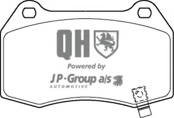 4063600719 jp-group Brake System Brake Pad Set, disc brake