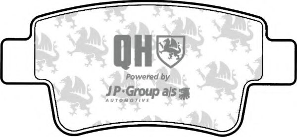 1263701019 JP+GROUP Brake System Brake Pad Set, disc brake