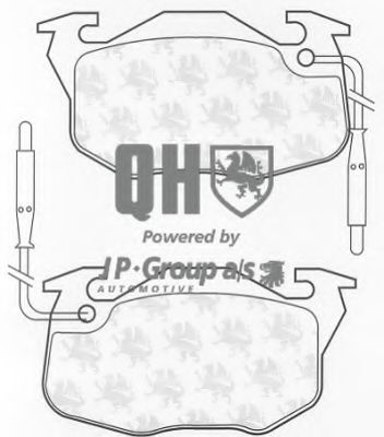 4163600219 JP+GROUP Brake Pad Set, disc brake