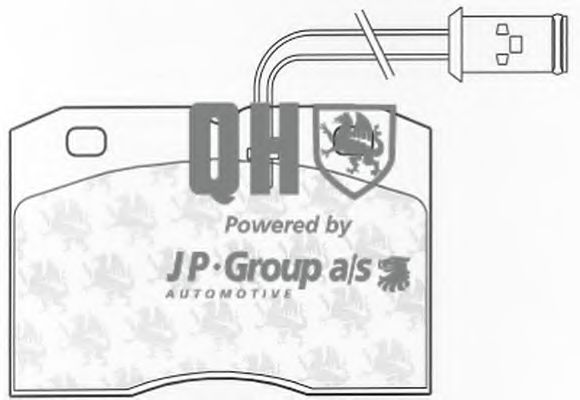 5363600119 JP+GROUP Brake Pad Set, disc brake