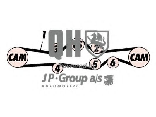 4612100119 JP+GROUP Belt Drive Timing Belt