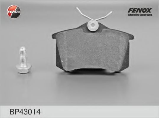 BP43014 FENOX Тормозная система Комплект тормозных колодок, дисковый тормоз