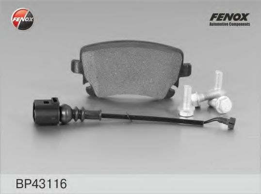 BP43116 FENOX Brake System Brake Pad Set, disc brake