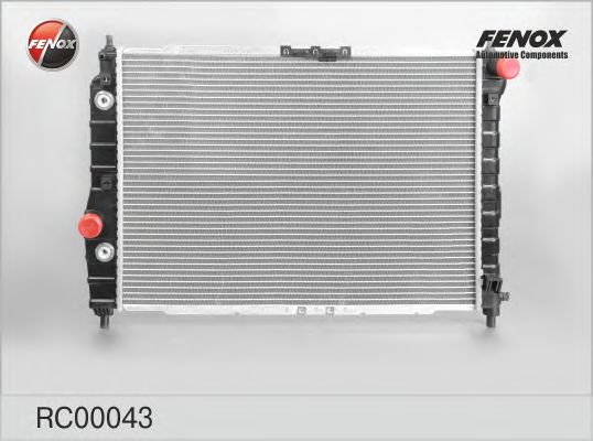 RC00043 FENOX Radiator, engine cooling