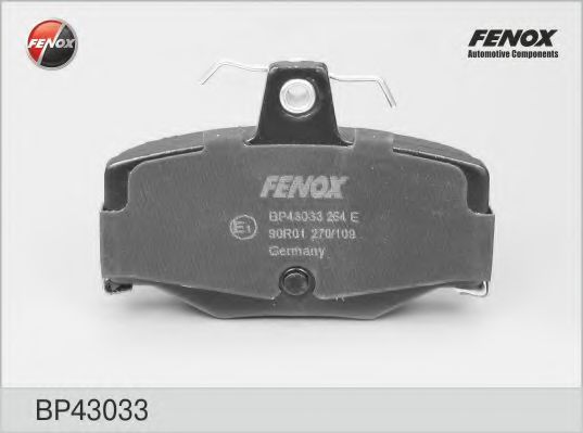 BP43033 FENOX Brake Pad Set, disc brake