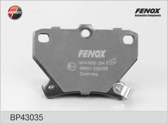 BP43035 FENOX Brake System Brake Pad Set, disc brake