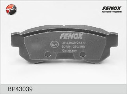 BP43039 FENOX Brake Pad Set, disc brake