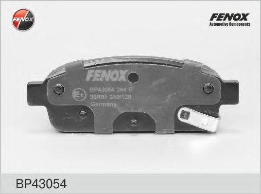 BP43054 FENOX Bremsanlage Bremsbelagsatz, Scheibenbremse