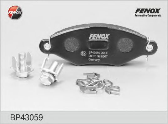 BP43059 FENOX Brake Pad Set, disc brake