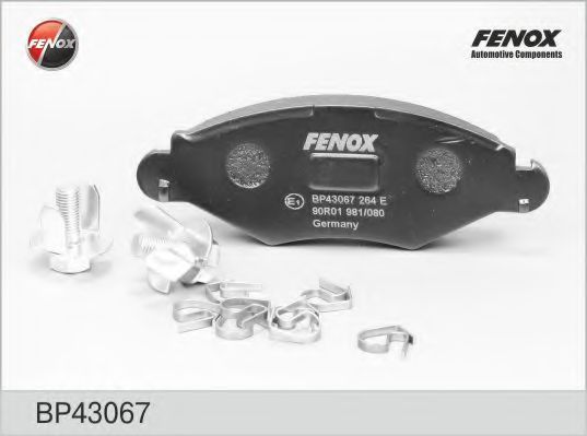 BP43067 FENOX Brake Pad Set, disc brake