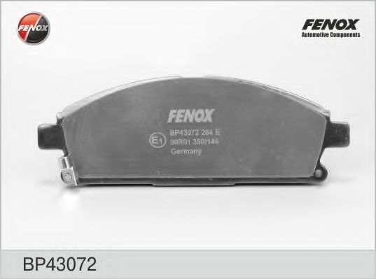 BP43072 FENOX Brake System Brake Pad Set, disc brake