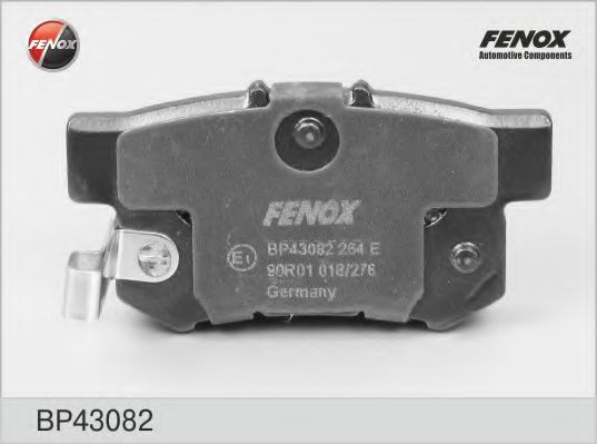 BP43082 FENOX Тормозная система Комплект тормозных колодок, дисковый тормоз