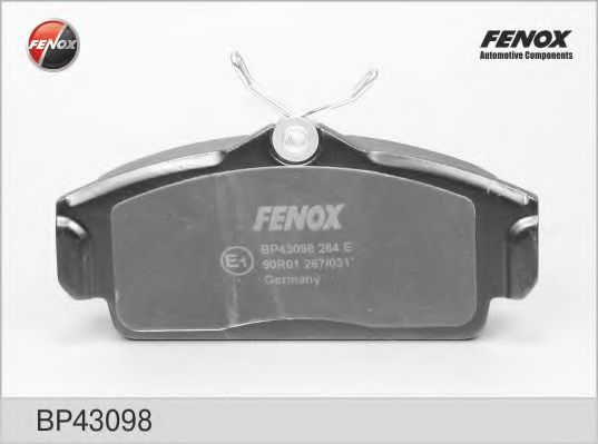 BP43098 FENOX Brake System Brake Pad Set, disc brake