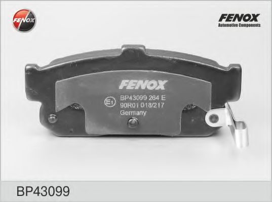 BP43099 FENOX Brake System Brake Pad Set, disc brake