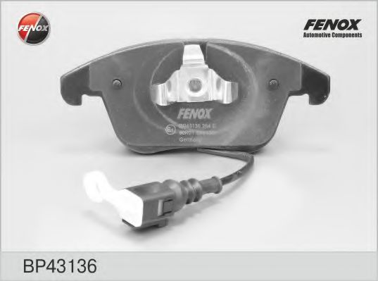 BP43136 FENOX Тормозная система Комплект тормозных колодок, дисковый тормоз
